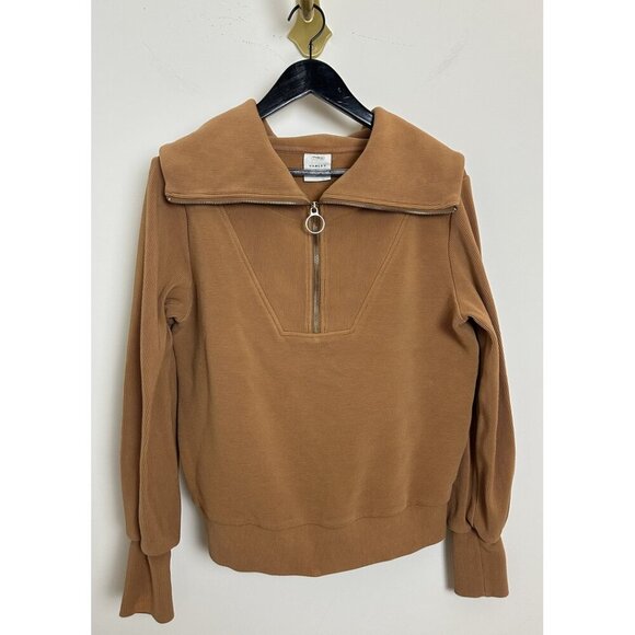 VARLEY Vine Ottoman Half Zip Pullover in Rye Size Small - Picture 5 of 13